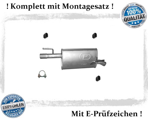 Endschalldämpfer opel meriva - endschalldämpfer,