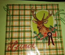 Windlicht aus Serviettentechnik   HEIMAT