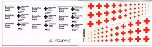 Decals deutsches rotes - 1:87,