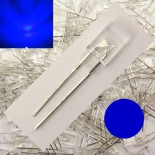 LED Rechteckig Blau Klar