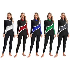 DE Damen Ganzkörper Turnanzug