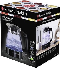 Russell Hobbs Classic Glass Wasserkocher Schwarz-Glas Aussteller