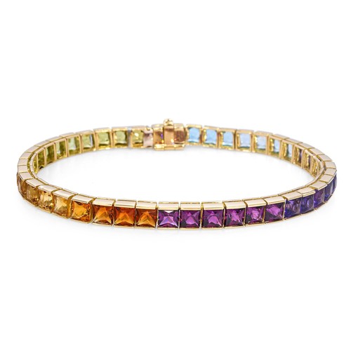 Stern armband 18 karat - h.,
