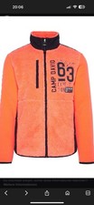 Camp David Fleece Jacke Gr.XXL In Orange Kaum Getragen Top Zustand