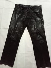 Lederhose von "Pantera", schwarz, Echtleder, Größe 38, guter Zustand