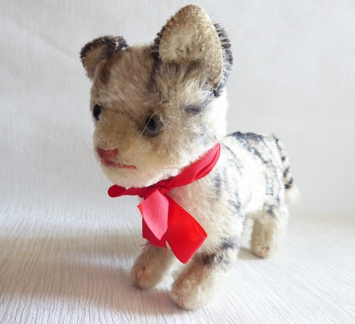Steiff katze tabby mohair - "tabby",