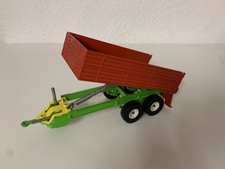 Siku Farmer 1:32 Anhänger Zweichachser Rot Tandem-Kipper 2552 Geschenk