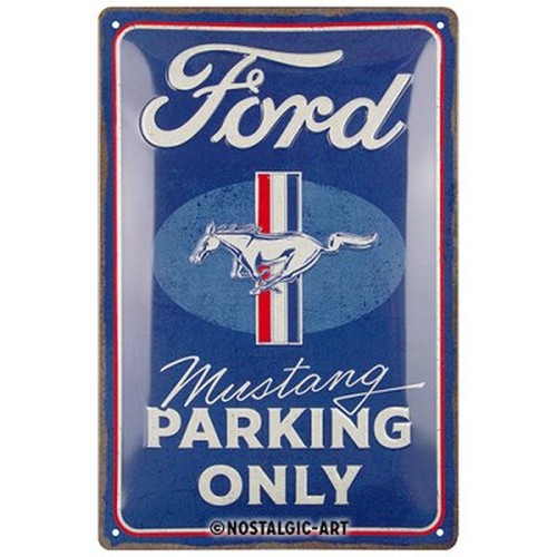 Relief blechschild ford - relief-blechschild, "ford