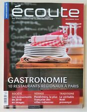 Zeitschrift écoute 12/2010, Dezember 2010, Frankreich, Französisch
