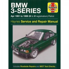 BMW 3-Series 1991-1999 Benzin 3er E36 Limousine Coupe Werkstatthandbuch Haynes