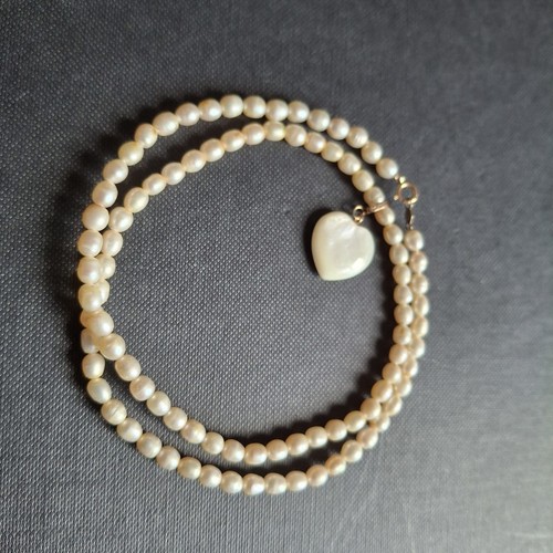 Perlen kette mit 585 - perlen,