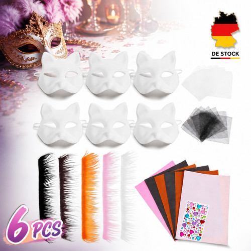 Katzenmaske set stück diy - set,