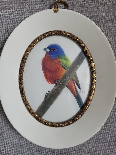 Lupenmalerei miniature oval - lupenmalerei,