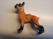 Porzellanfigur Boxer Bone China für Sammler Vintage