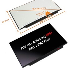 17,3" LED Display matt passend