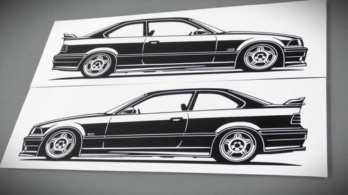 Bmw e36 sticker - e36, m3
