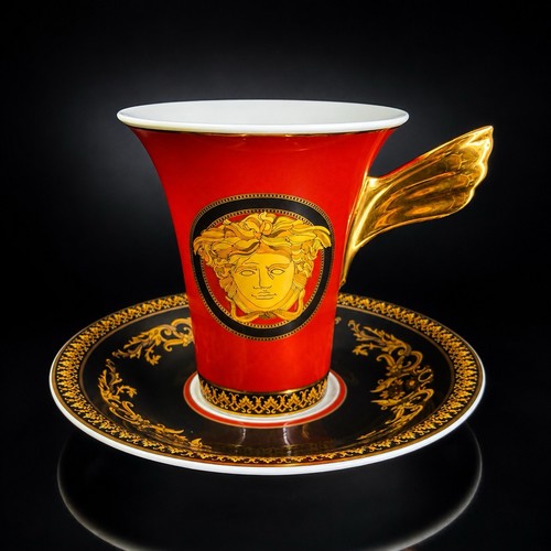 Rosenthal versace medusa - versace, red