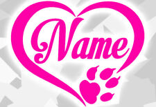 1x Aufkleber Pfote Pfoten