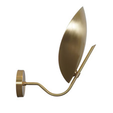 Einzelbirne Leuchte gebogener