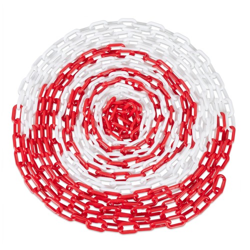 Absperrkette rot weiß