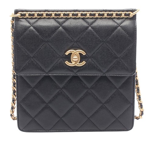Chanel caviar square - cc,