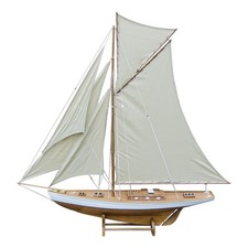 Segel-Yacht Modellschiff aus Holz 125 x 135 cm Sea-Club