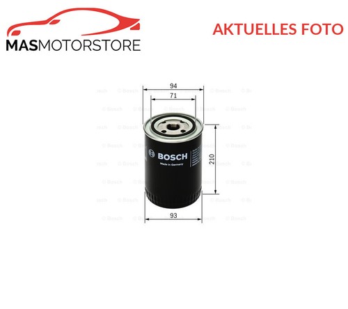 Motor ölfilter bosch - Ölfilter, 0