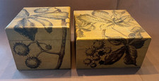 2 Jugendstil Holz Schmuck