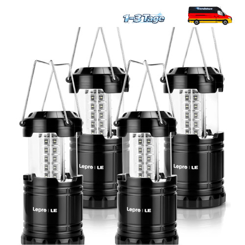 Campinglampe 4er pack faltbar - campinglampe,