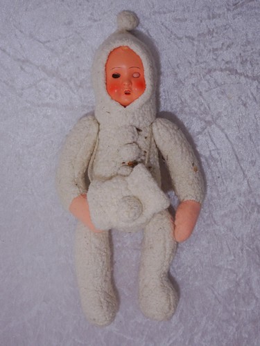 Antike snow baby puppe - snow,