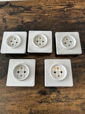5x alte DDR Steckdose Bakelit