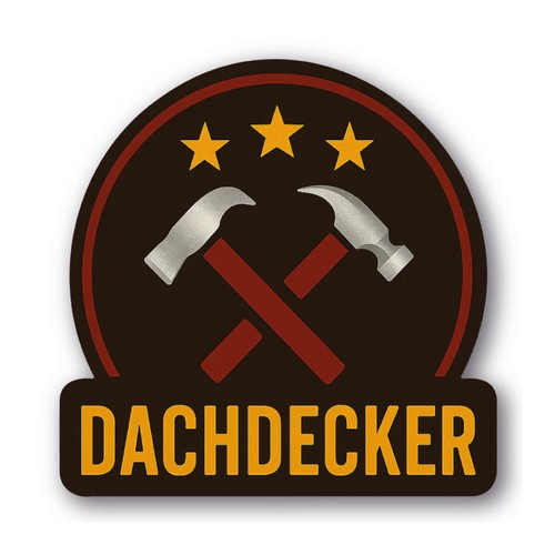 Dachdecker aufkleber - aufkleber, |