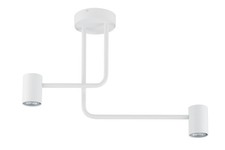 Weiße Deckenleuchte Metall