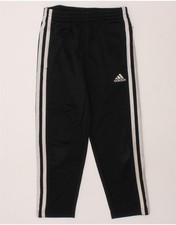 Adidas Jungen Trainingshose 4-5 Jahre schwarz Polyester CW10