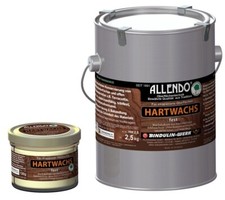 Allendo Hartwachs fest - 2 Größen - für offenporige Steinmaterialien und Holz