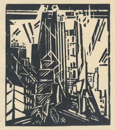 Lyonel feininger rue st - feininger,