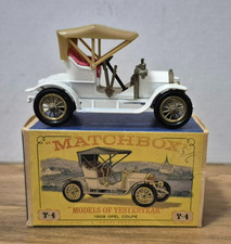 Y 4 1909 Opel Coupe Doktorwagen Models of Yesteryear Matchbox in E Box