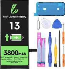Akku für iPhone 13, 3800 mAh hohe Kapazität Lithium-Polymer-Akku