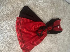 dirndl 42  schwarz/rot Klassisch