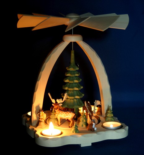 Teelicht tisch pyramide 28cm - tisch,