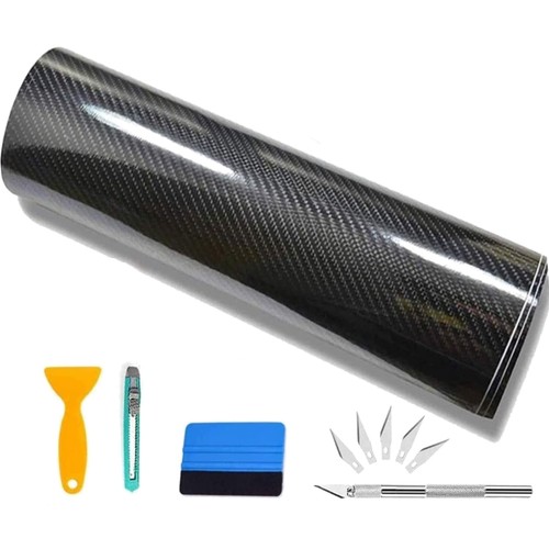 Carbon folie 300x30cm - 6d,