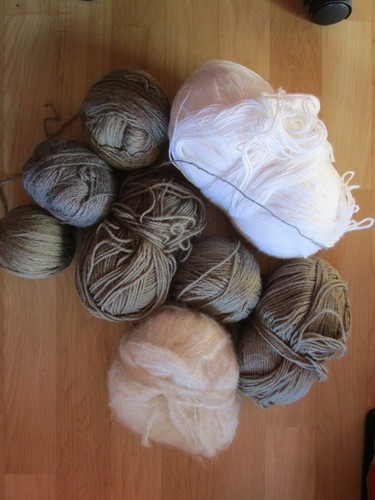 Wollpaket paket wolle - paket, weiß