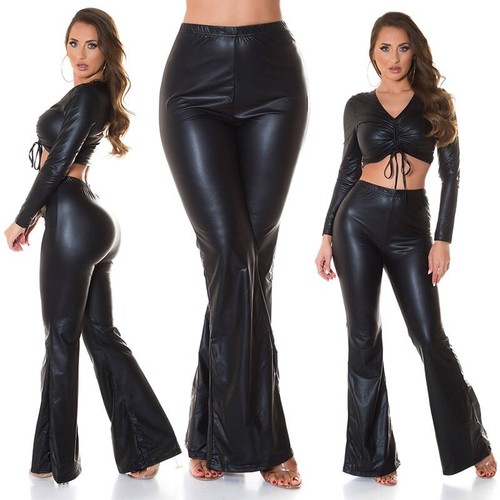 Sexy koucla wetlook schlaghose - wetlook,