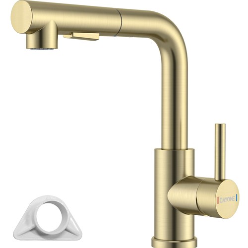 Küchenarmatur gold gebürstet - gold,