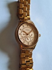 Damenarmbanduhr Marke Fossil Chronograph Rosegold Quarz