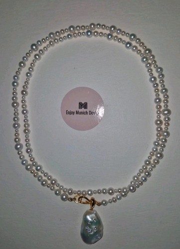 Akoya perlen kette mit - kette, cm