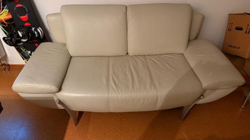 Zweisitzer designer ledersofa - zweisitzer, designer-ledersofa