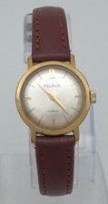Felsus Damenuhr,Armbanduhr,Handaufzug,ETA 2510,Lederband,die Uhr läuft,