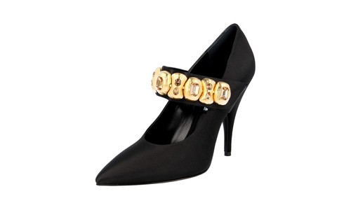 Prada satin kristall gold - prada,
