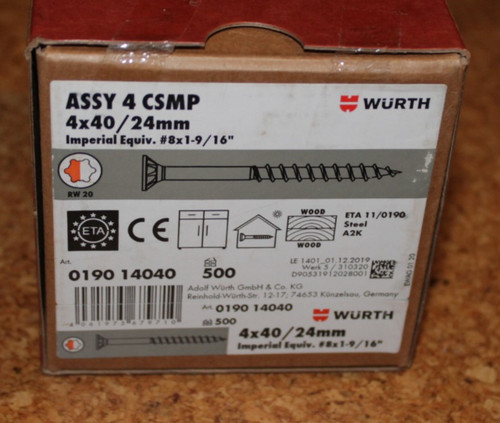 Würth assy csmp neu - assy,